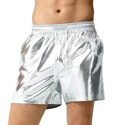 Mens Shorts Shiny Casual Hawaiian Shorts Summer Beach Style Niche Personality Versatile Youth Trend Shorts Men'S Clothing 2024