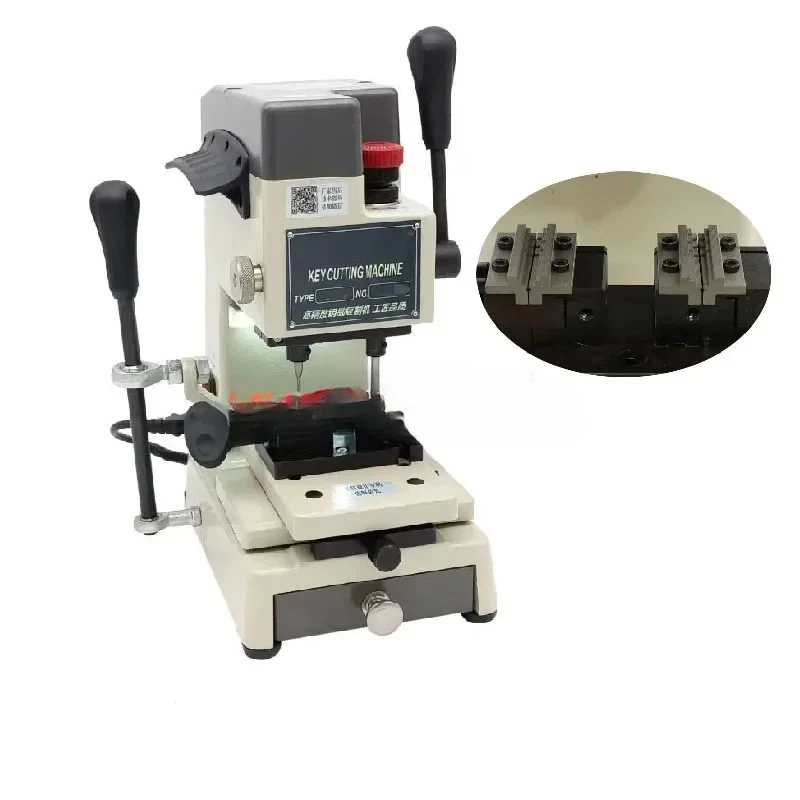 For D38A Vertical Key Copy Machine  Copying  Multi-function Fixture Punching And Milling Slot s Locksmith Tools 220V