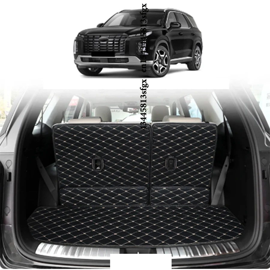 For Hyundai PALISADE LX2 2020-2025 Custom Car Styling Trunk Main Mat Waterproof Anti Scratch Non-slip Protect Cover Accessory