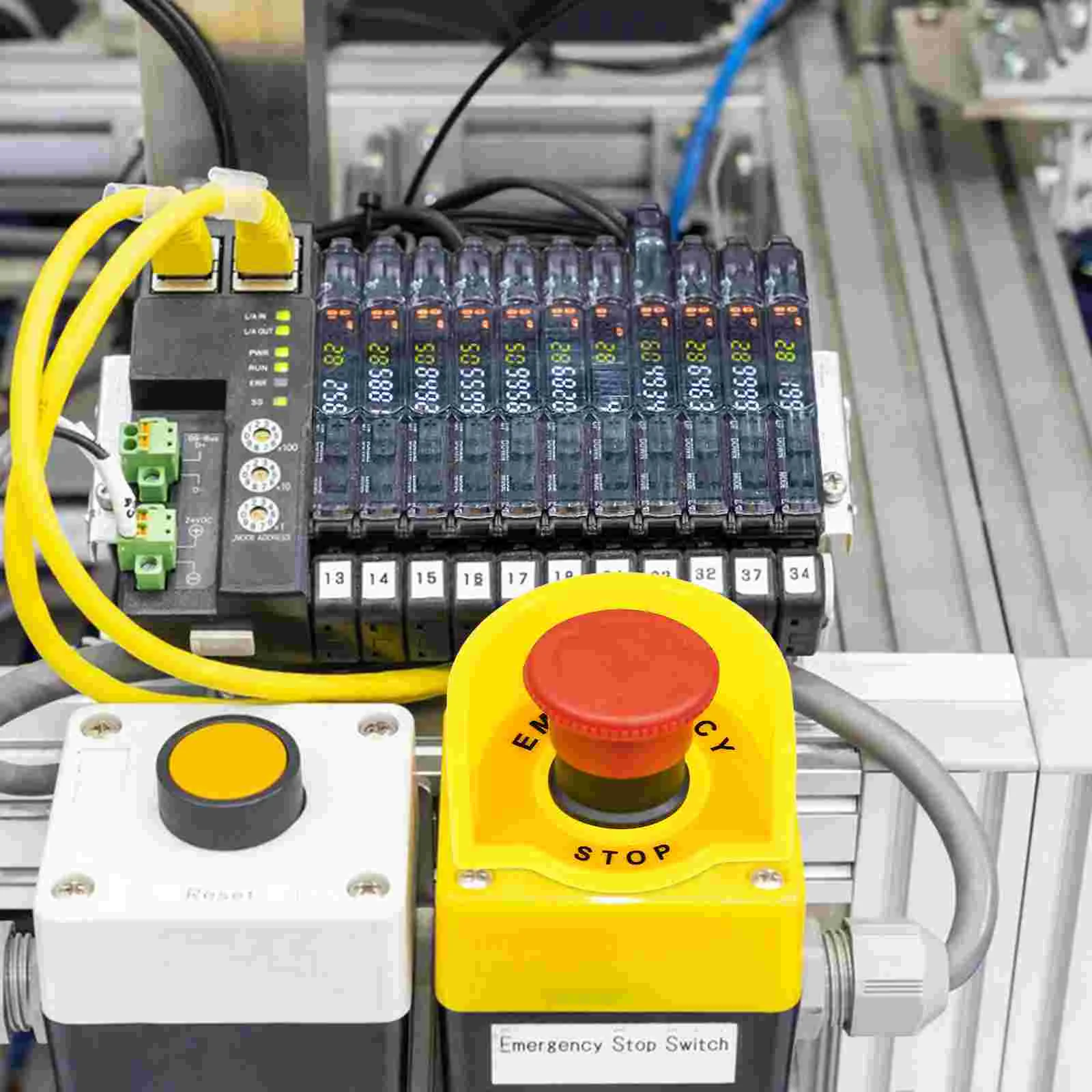 Emergency Stop Protective Cover Guard Safety Mask Protector Plastic Button Covers