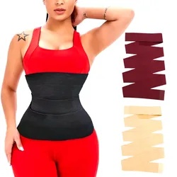 10cm Bandage Wrap Snap Colombianas Girdles Shapewear High Compression Waist Trainer Tummy Control Corset 3M 4M 5M 6M Body Shaper