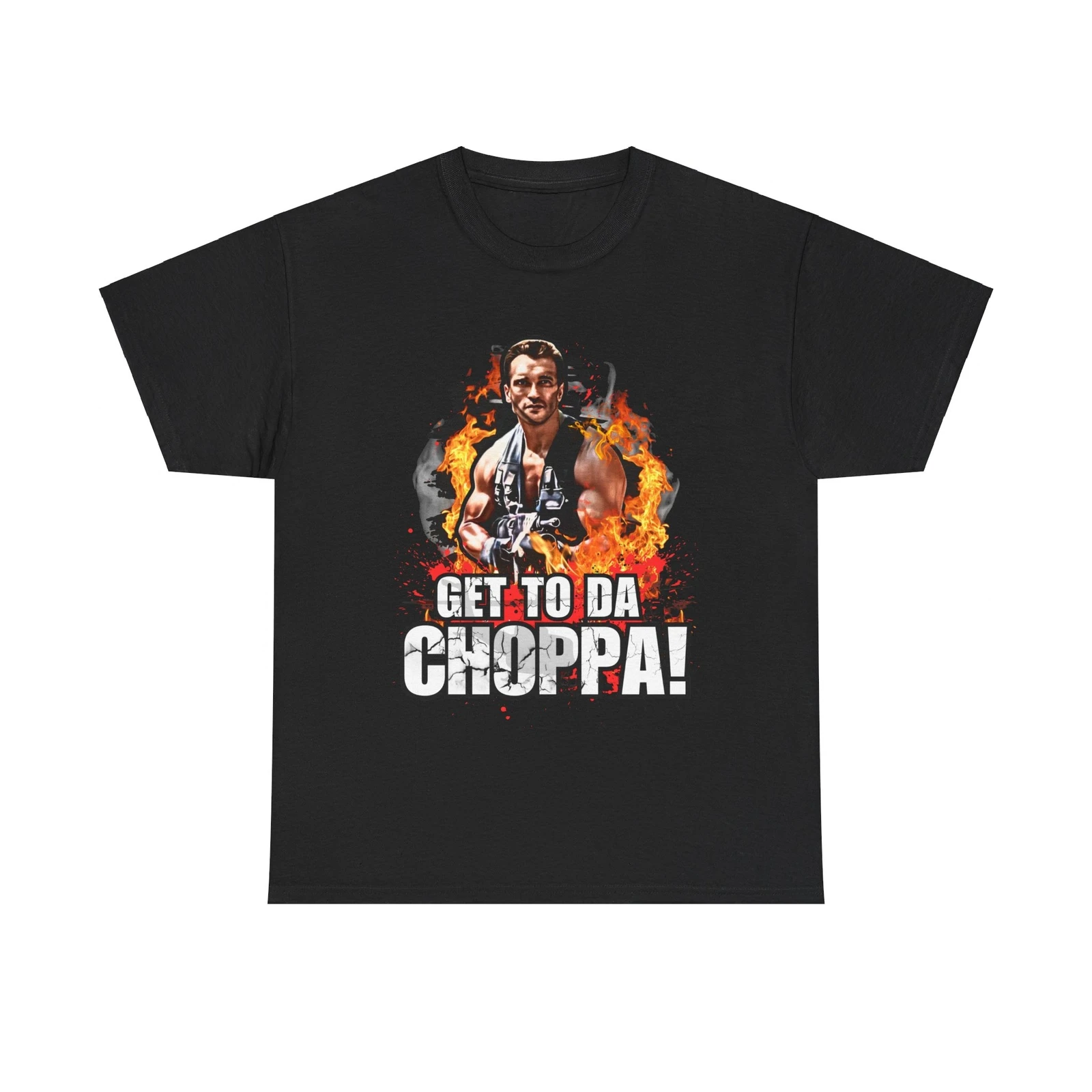 GET TO DA CHOPPA! - Dutch Schaefer - Predator 1987 T-Shirt