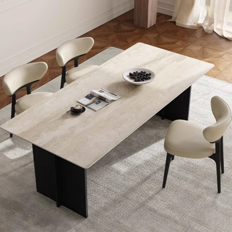 Luxury French Retro Dining Table Romantic Adult Simple Modern Dining Table Living Room Comfortable Mesas De Jantar Furniture