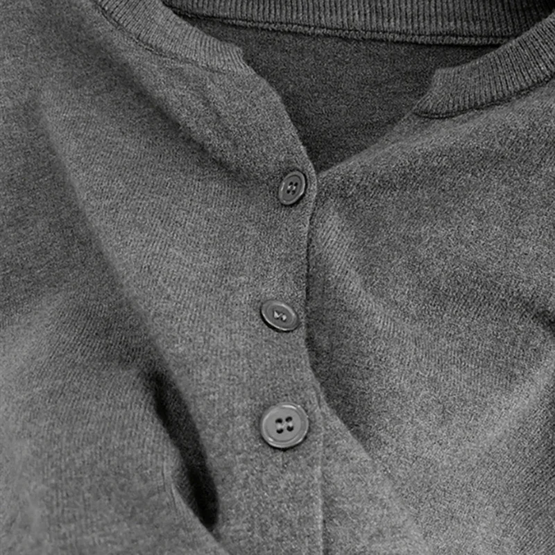 2025 nouvelle mode femmes polaire tricot lâche court pull en cachemire col rond chaud coréen Sle décontracté femme pull haut bon 2026