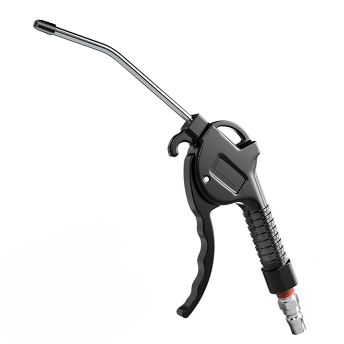 Luchtblaaspistool, luchtblaaspistool met hoog debiet voor compressor met schuin gebogen mondstuk, drie kleuren om uit te kiezen, korte stijl