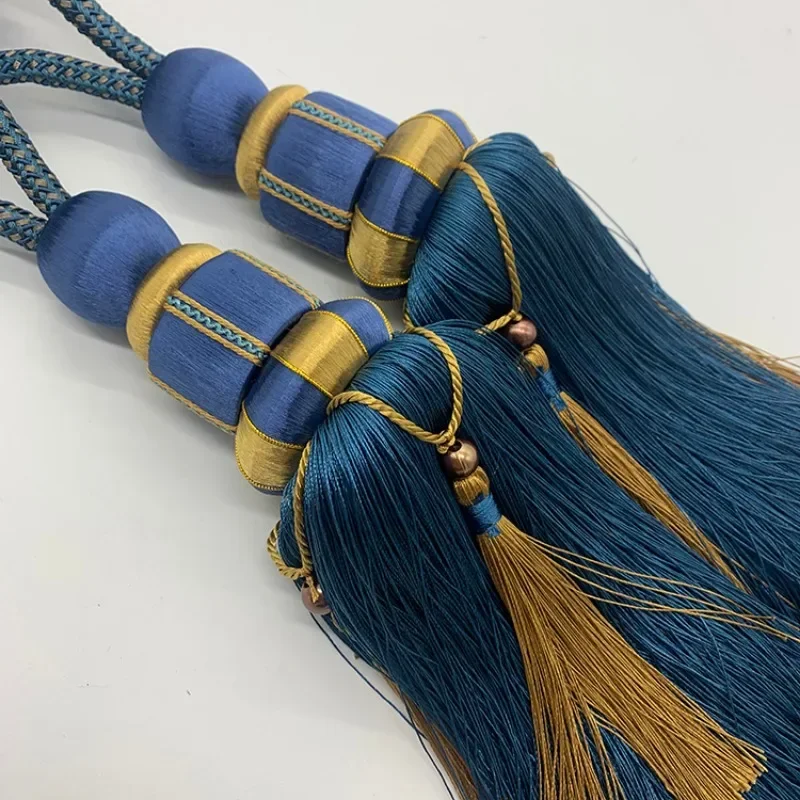 

Living Room Decoration Hanging 2 PCS Luxury Curtain Tassel Straps Hanging Ball Pair Set Ball Tie Tie Modern