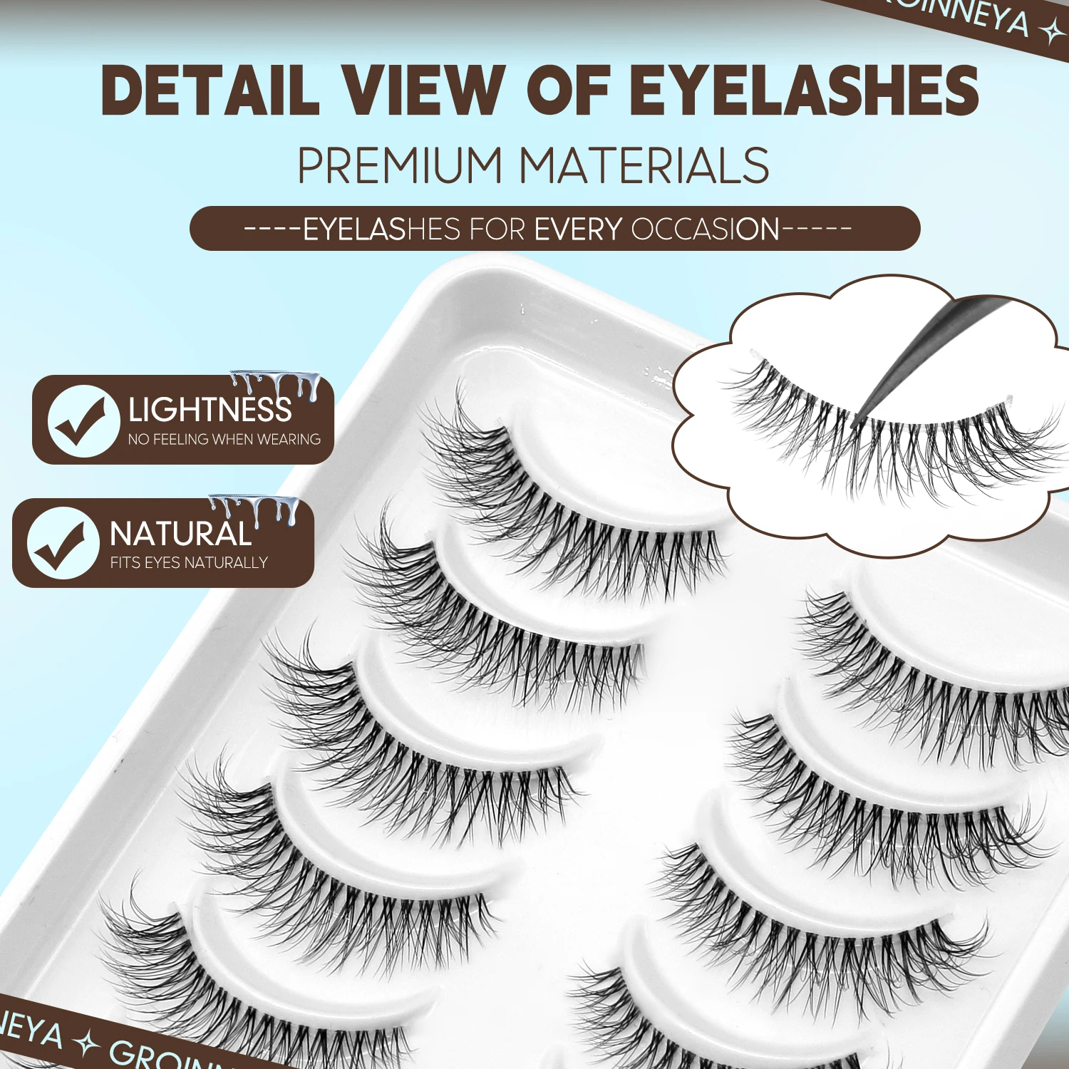 ラスヴィレ ナチュラルラッシュ ショートマンガラッシュ ナチュラルロング ふわふわつけまつげ クリアステム 3Dフェイクミンクラッシュ エクステンションメイク