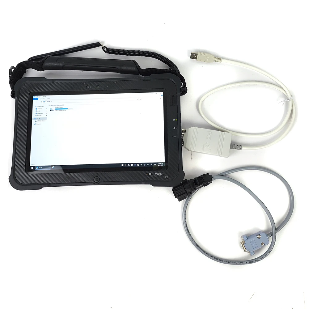 

Tablet +for linde VNA series Forklift Truck Electrical diesel diagnostic tool PEAK Pcan System CAN Parts & Service Resource Tool