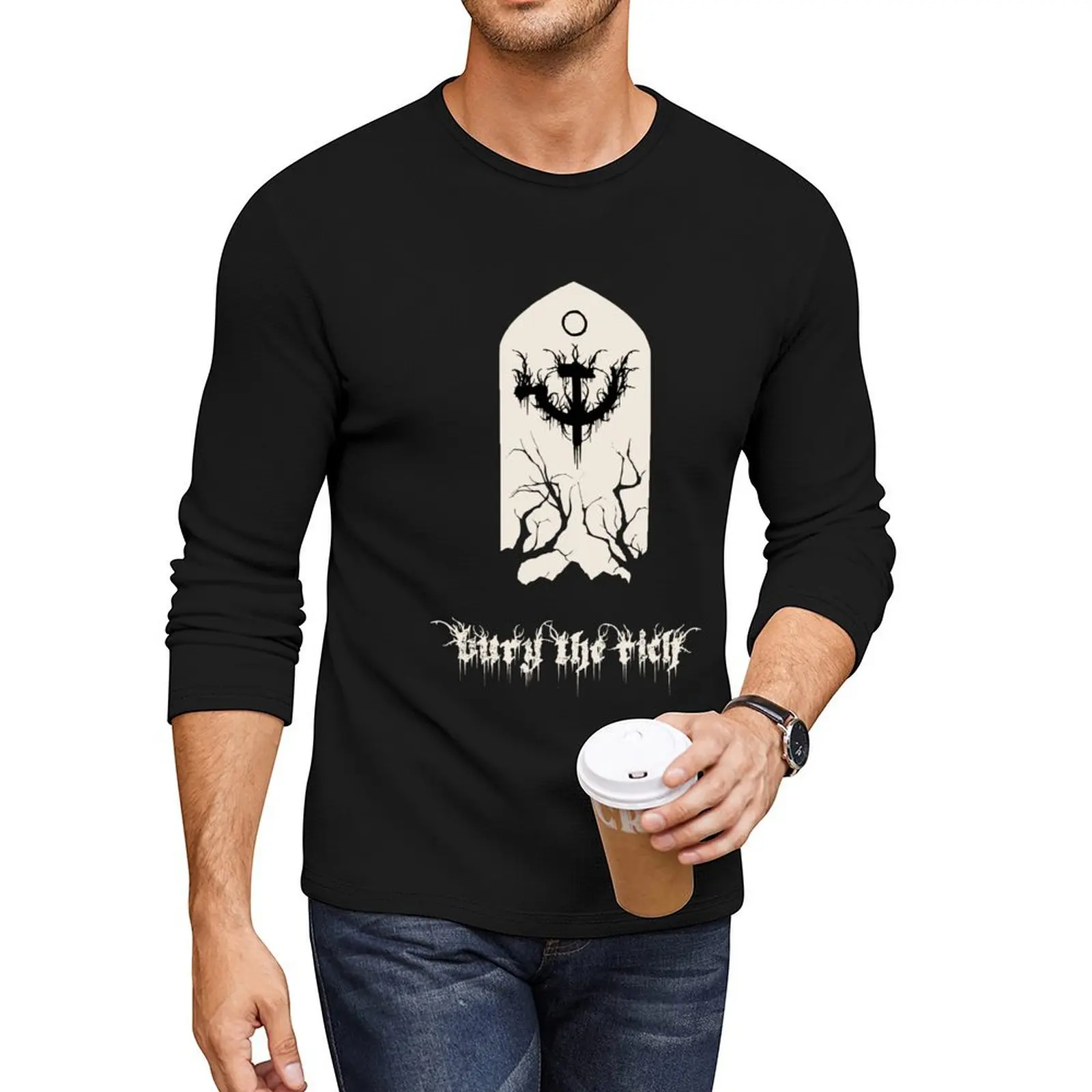 

Black Metal, Bury The Rich Long T-Shirt new edition t shirt Oversized t-shirt clothes for men