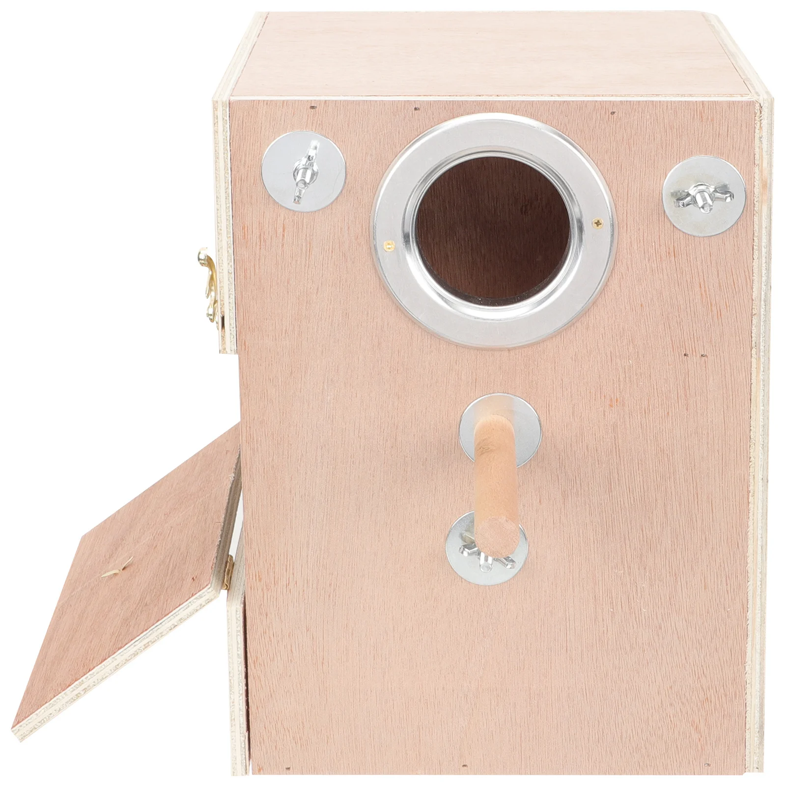 

Wood Bird Nest Parakeet Supply Durable Long-Lasting Playground Sleeping Bed Birds Parakeet Nesting Box Wooden Bird House