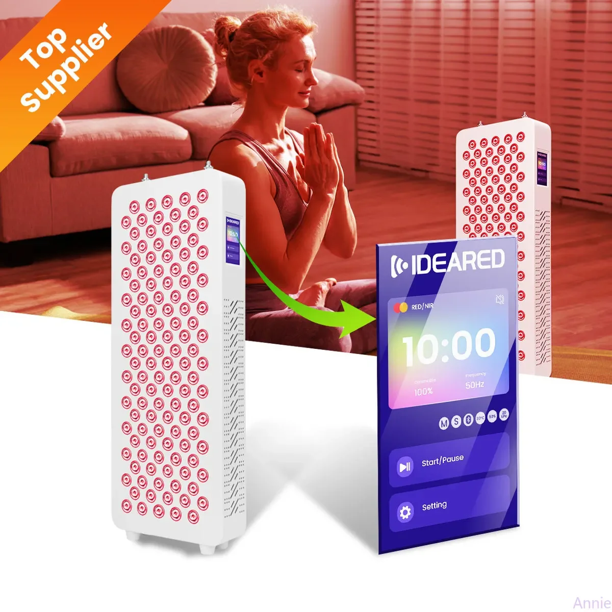 MSIdeatherapy New Type Multi-functional Red Infrared Light Therapy Panel More Powerful for Home Beauty Center