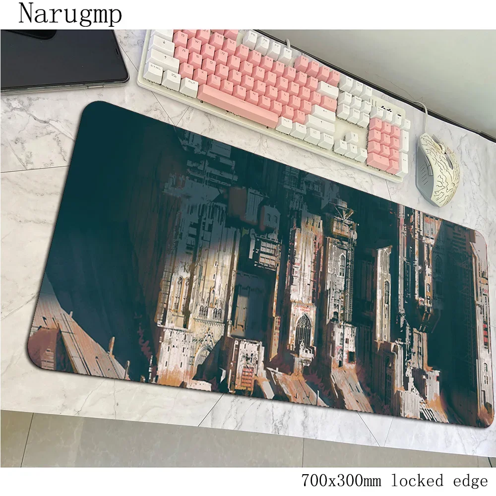 بناء الخيال العلمي ماوس الوسادة esports الألعاب ماوس الوسادة أنيمي 900x400x4 مللي متر دفتر مكتب حصيرة لطيف بادماوس ألعاب ألعاب الكمبيوتر الحصير