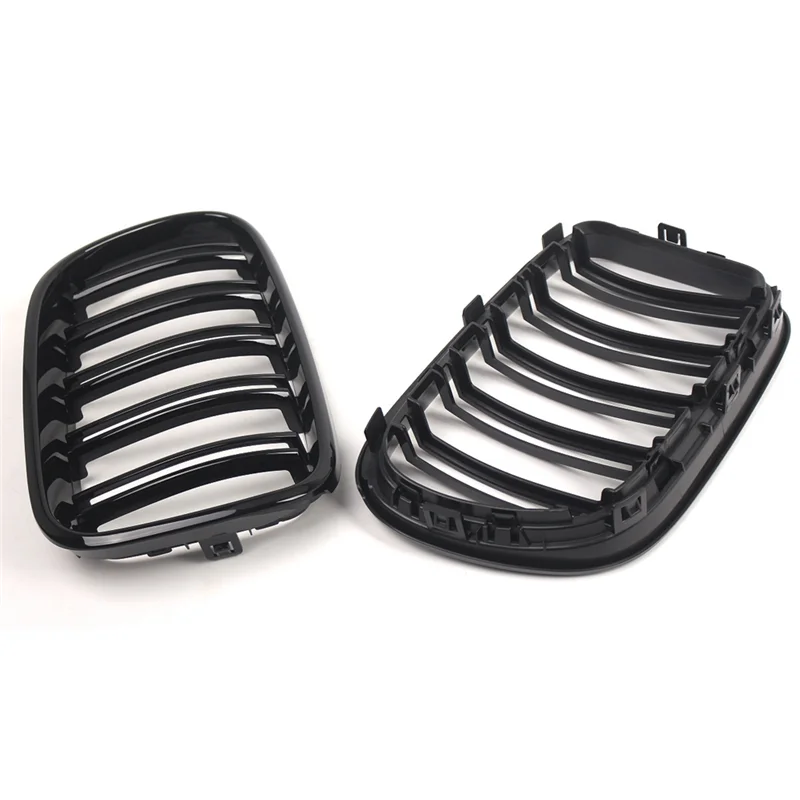 

Front Bumper Hood Grille Cover For BMW X3 F25 2010-2013 Racing Kidney Sport Double Slats 51117237422 51117237421