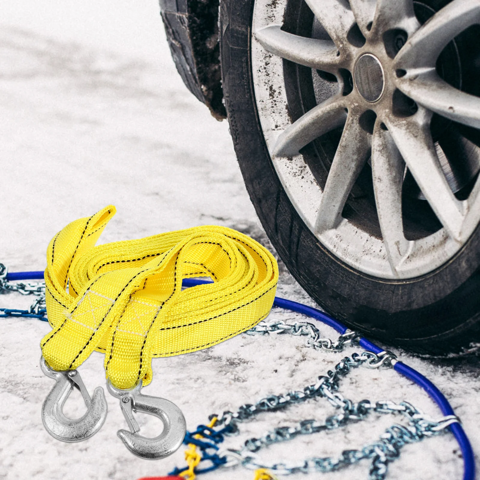 

Heavy Duty Tow Rope Thickened High-Strength Polypropylene For Trucks Suvs Boat Towing Emergency Vehicle Recovery Durable