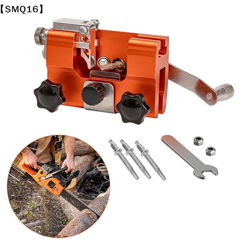 Portable Hand Chainsaw Sharpener Grinder Tool Household Manual Chain Grinding Tool Electric Chain Saw Blade Grinding 【SMQ】