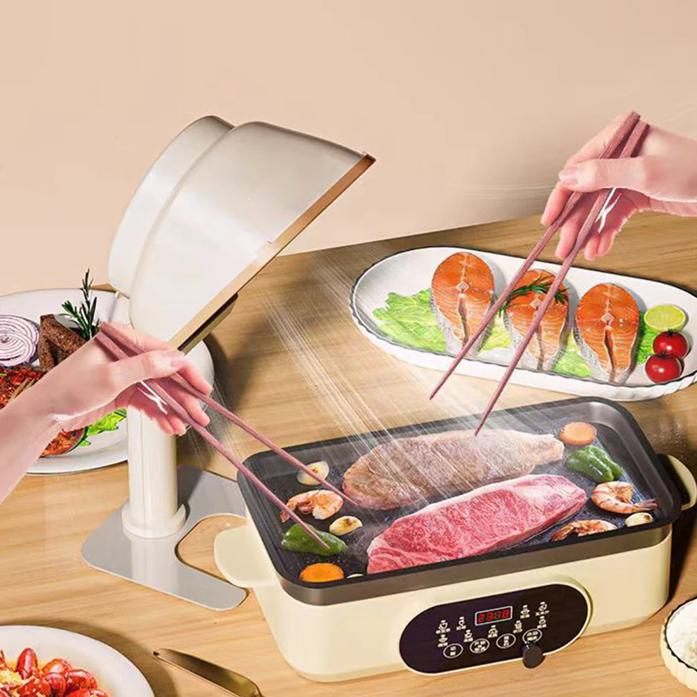 Compact Kitchen Vent Indoor Air Cleaner ABS Material Easy To Clean Indoor Use Kitchen Appliance Kitchen Ventilation