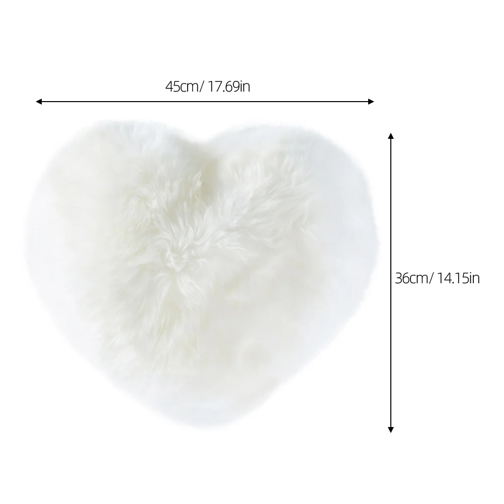 

Valentines Day Heart Throw Pillow Soft Comfortable Decorative Cushion for Sofa Bedroom Living Room Home Decoration