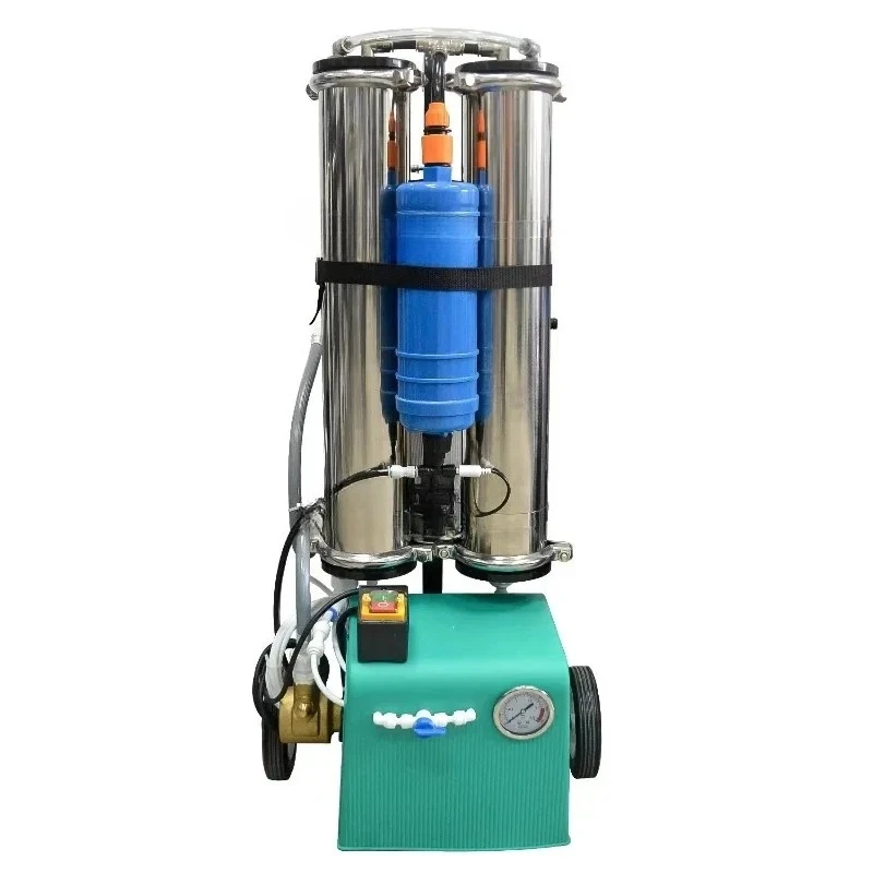 

Portable Reverse Osmosis Membrane DI Filter System Deionized Dustless DI Car Wash Water Filter for Car Wash System