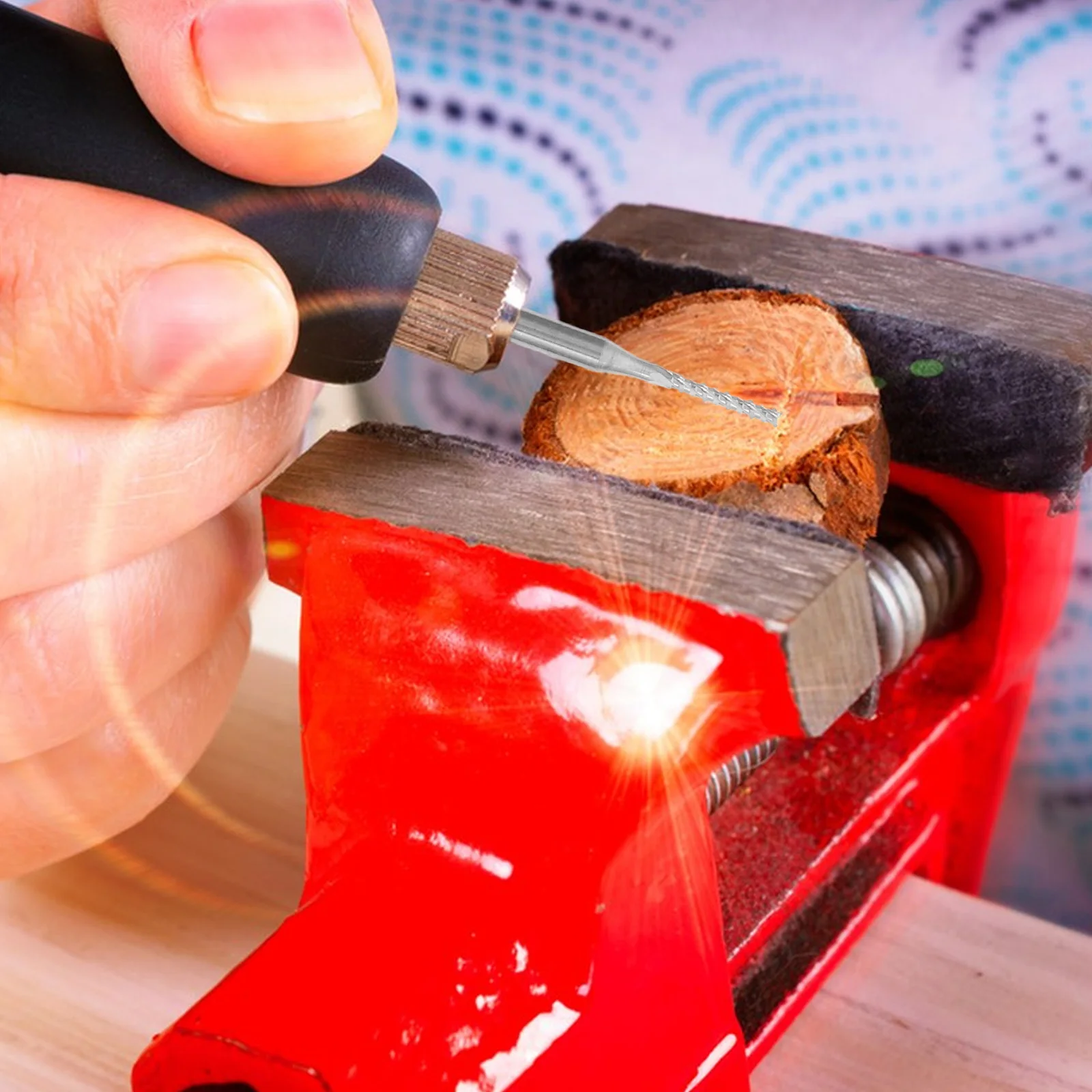 

4Pcs Carving Tools Set Tungsten Carbide Engraving Bits for Detailed Wood Sculpting Stone Shaping Bead Making Bead Reamer