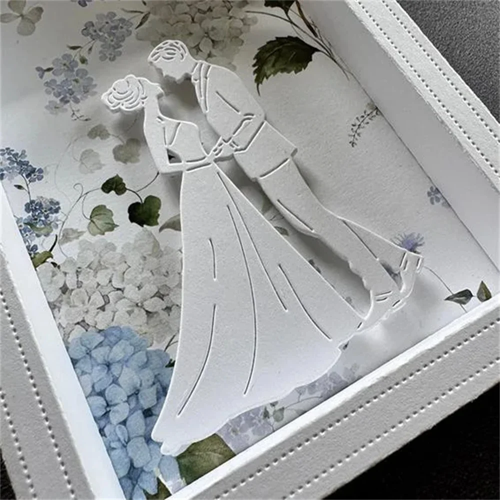 June Big Blooms Sentiments Big Bow Metal Cutting Dies Stamps Stencil Hot Foil Scrapbooking Album Decoration Craft for DIY Card