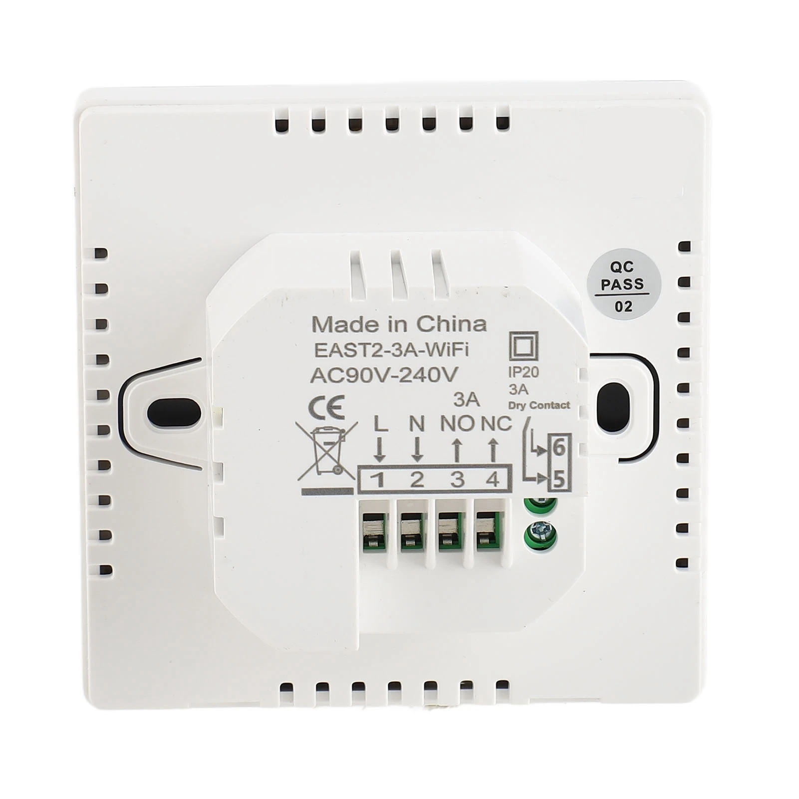 ترموستات ذكي إعداد الموقت للبرمجة وحدة تحكم التدفئة الأرضية شاشة LED IP20 AC90-240V التحكم عن بعد للشقة #2