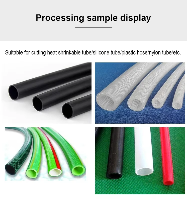 BORX-100D Automatic Computer Pipe Cutter PVC Tube Cutting Machine Wire Paper Cable Part Making Machine