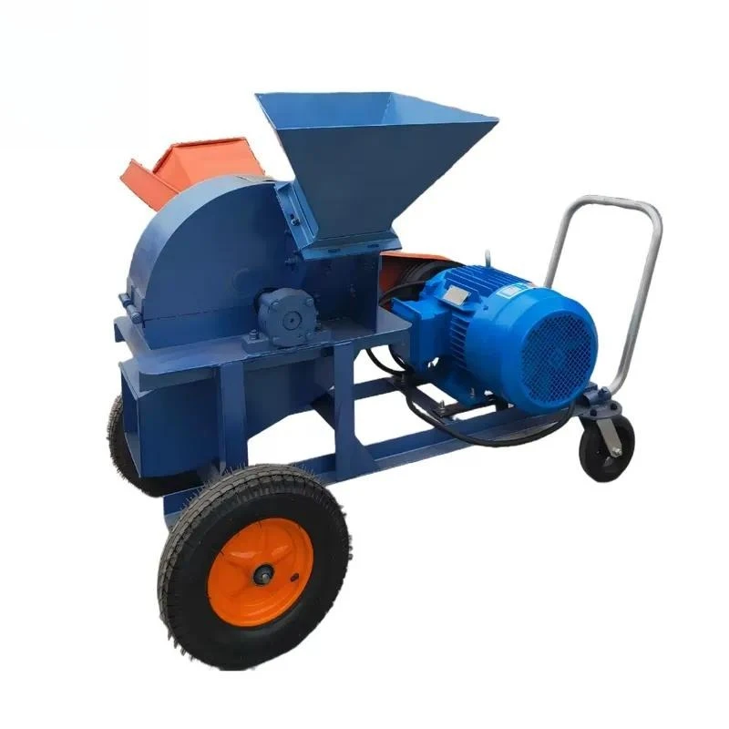 Electric Wood Crusher Grinder for Farm Garden Branch Crushing Sawdust Composting with Motor Components