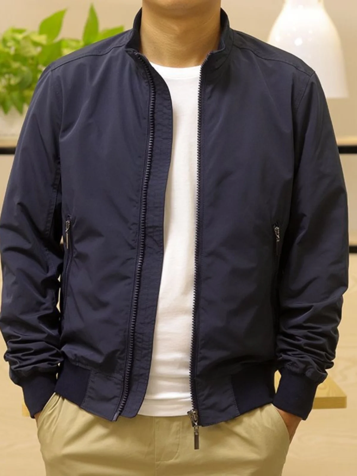 

Классическая легкая мужская рабочая куртка для осени и зимы, новая, в стиле ретро, ветрозащитная, свободного кроя, с декоративной молнией, из полиэстера...