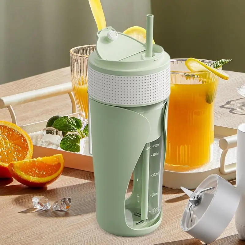 

Portable Blending Bottle 450ml Rechargeable Shaker Cups Portable Blender Personal Blender Cordless Personal Small Blender