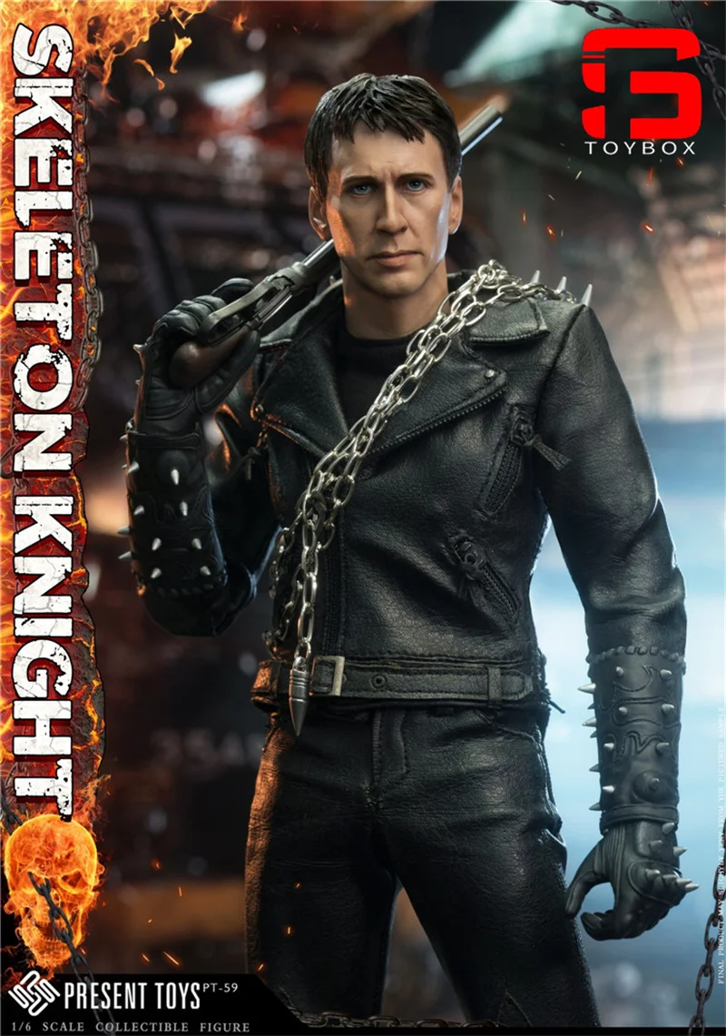 PRESENT TOYS PT-sp59 1/6 squelette chevalier figurine 12 ''mâle soldat figurine ensemble complet jouet à collectionner