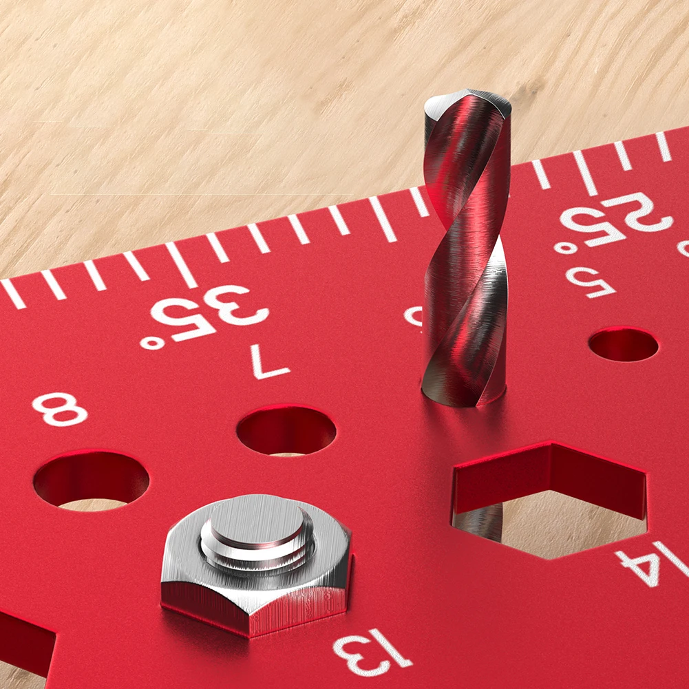 Multipurpose Woodworking Square with Dual Scale and 45/90 Degree Angle Guides Made of Aluminum for Durability and Accuracy