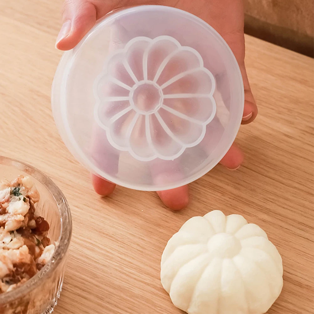 

3Pcs Baozi Mold Steamed Stuffed Bun Plastic Maker Manual Kitchen Tool Easy Fast Reusable Stuffed Bun Mold Kitchen Tool