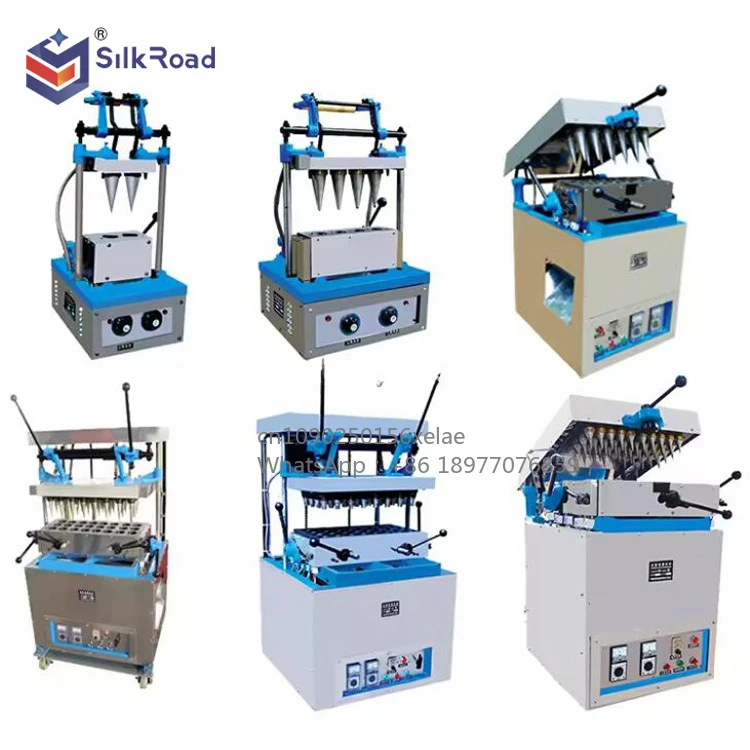 Wafer Coffee Edible Biscuit Cone Machine Semi-Automatic Ice Cream Waffle Cone Machine