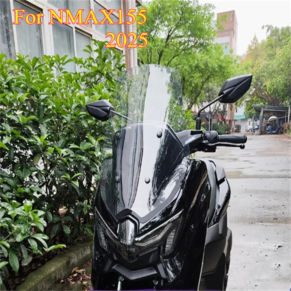 Motorcycle Windshield Wind Deflector Airflow Guide Protective Cover Modification Parts for Yamaha NMAX155 NMAX 155 2025