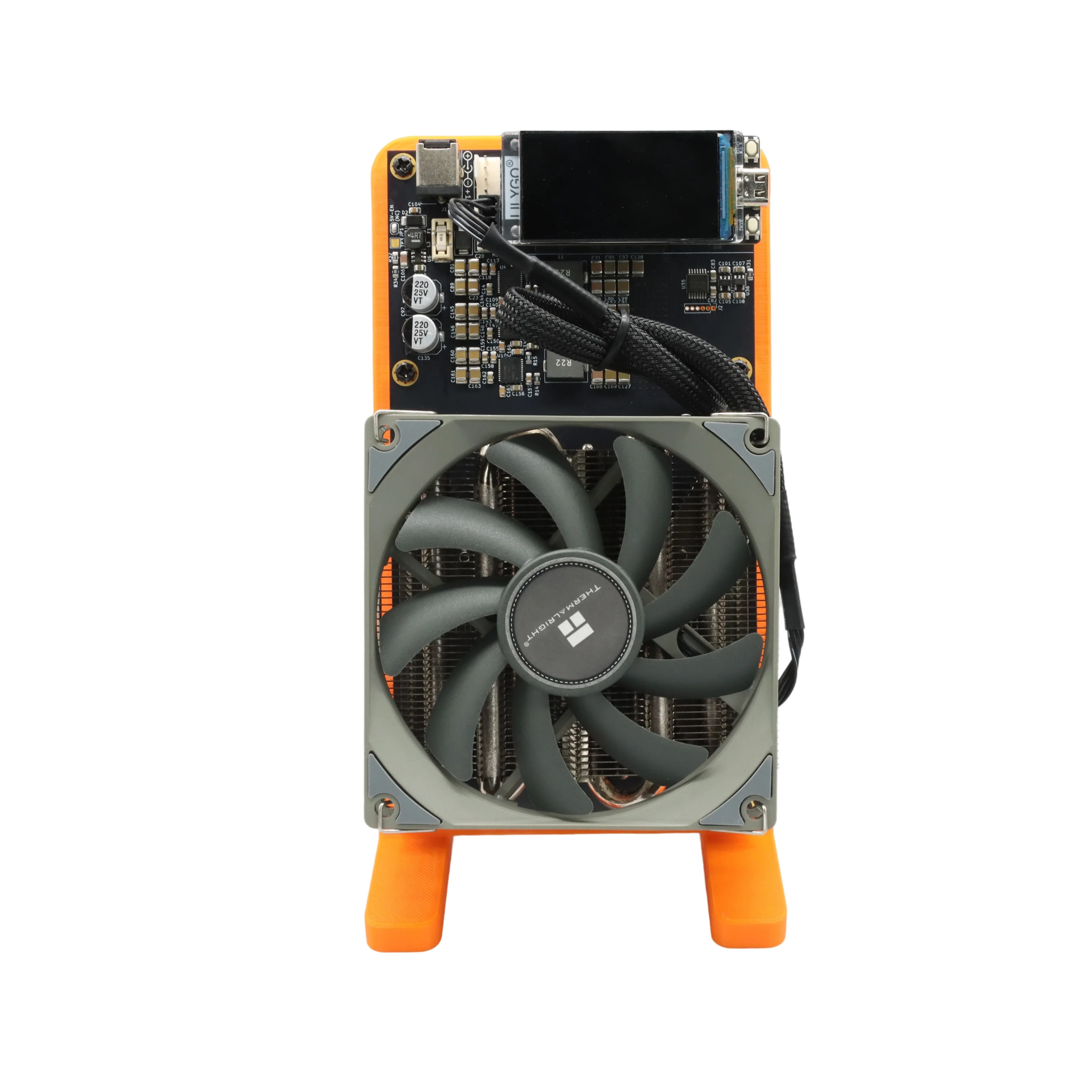 100% оригинал NerdQaxe++ 65 Вт 4,8 тыс./с BM1370 Asic Chip Sha256d BTC BCH DGB Bitcoin Crypto Miner