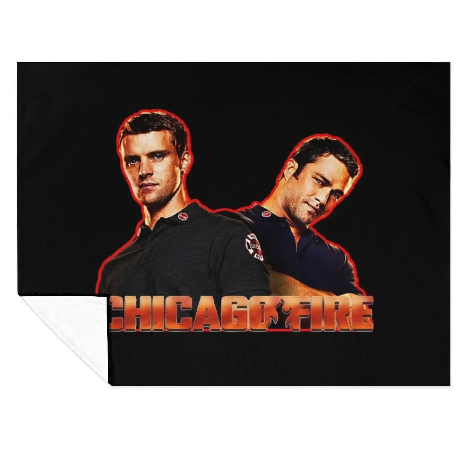 

chicago fire-matthew casey and kelly severide Throw Blanket Single Sofa Throw wednesday Luxury Designer Blankets