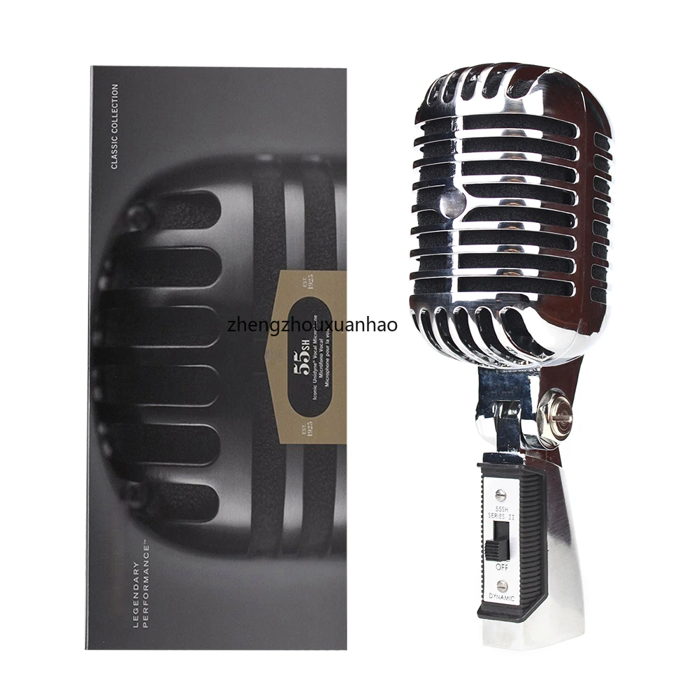 Professional Stage Live 55SH Series II Microfone Karaoke Podcast Wired Dynamic Mic Vocal Microphone 55SH