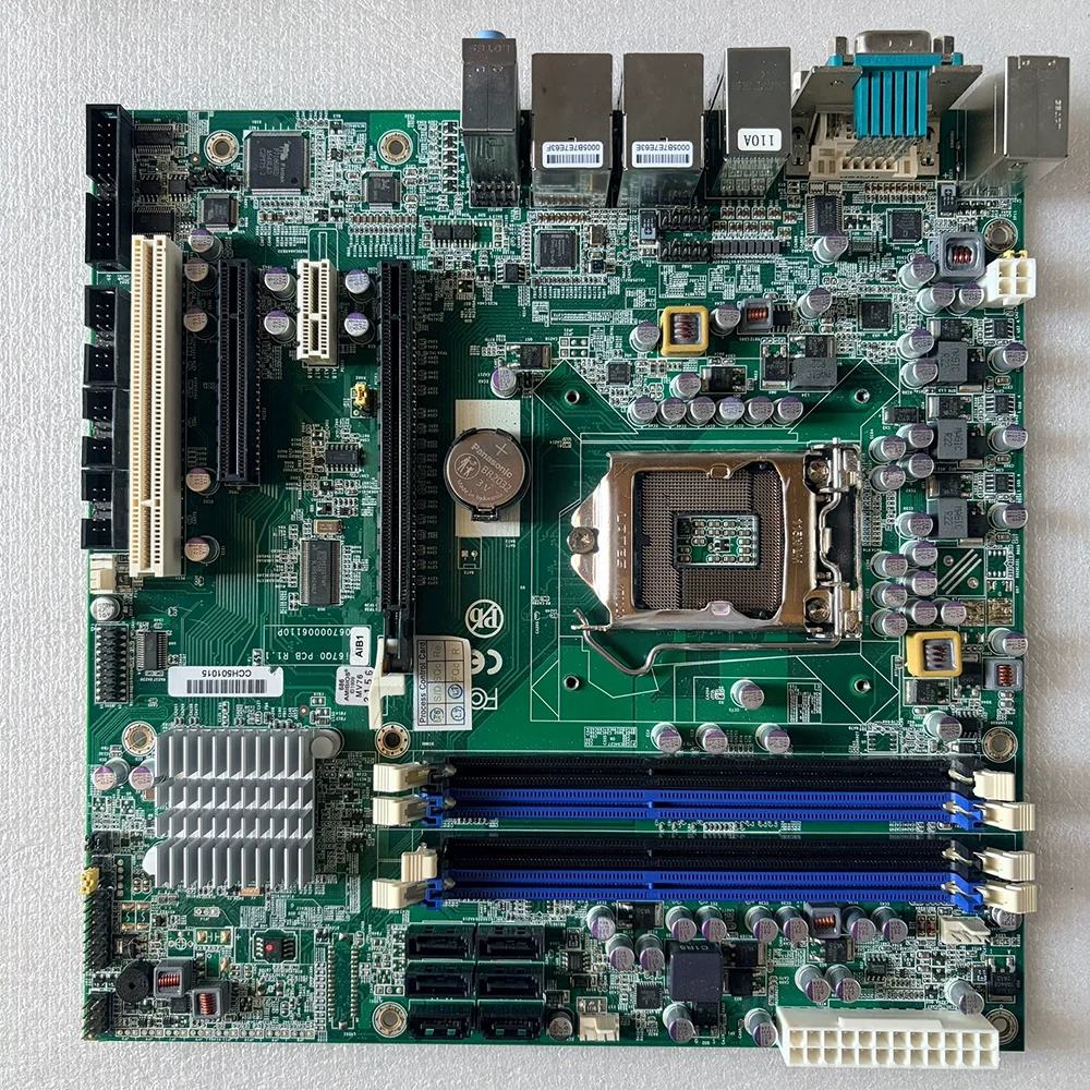 Industrial Control Computer Motherboard I67Q0 PCB R1.1 Dual Network Card