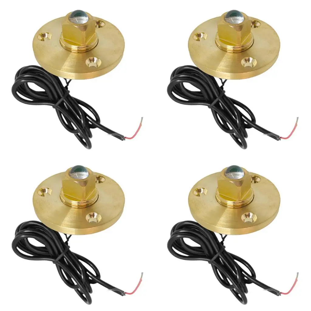 Boat Drain plug LED light Bronze Marine Boat Underwater Light Replacement