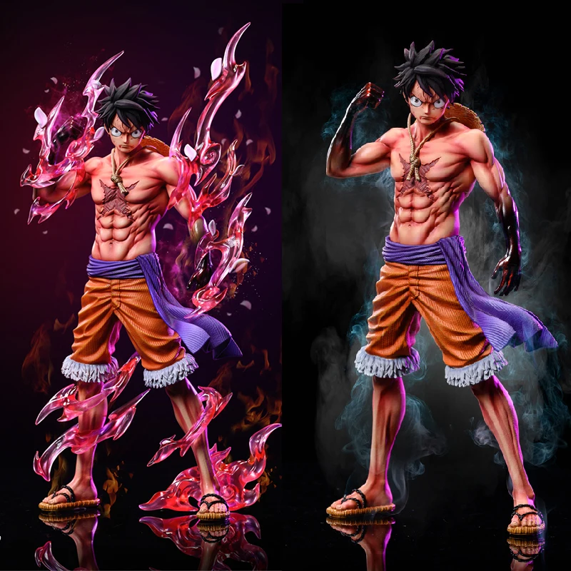 32cm Anime One Piece Wano Country Luffy Figures Flowing Cherry Monkey D. Luffy Action Figure PVC Collection Model Toys Doll Gift