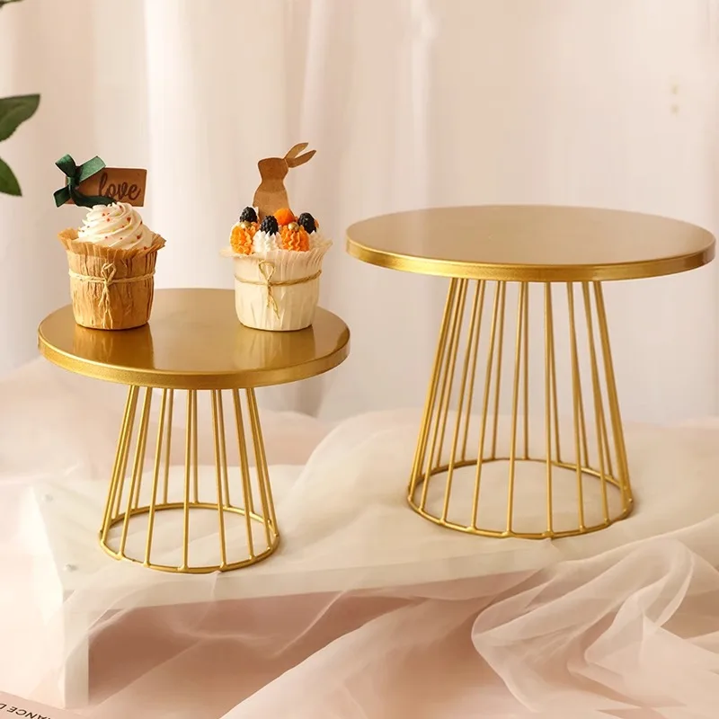 

20/25cm Metal Cake Stand Dessert Rack Cupcake Display Stand Dessert Tray Pie Plates display rack for Bakeware Wedding Party