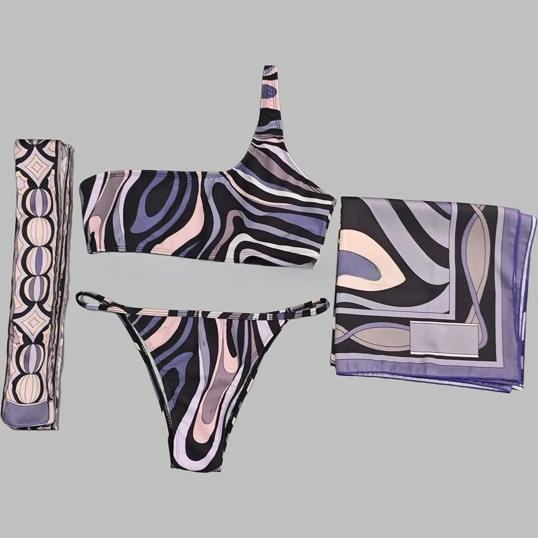 ribbon scarf bikini