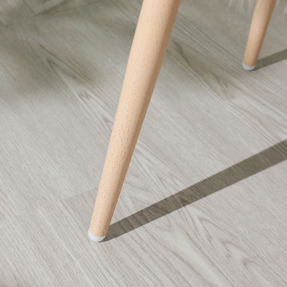 PINK Faux Fur Upholstered Make Up Chair Side Dining Chair with Metal Leg(PINK Beech Metal Leg)