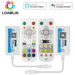 WS2812B WS2814 WS2811 SK6812 5050 CCT/RGB/RGBW/RGBCCT LED Controller WIFI Bluetooth Remote Alexa Google Home For Pixel LED Strip