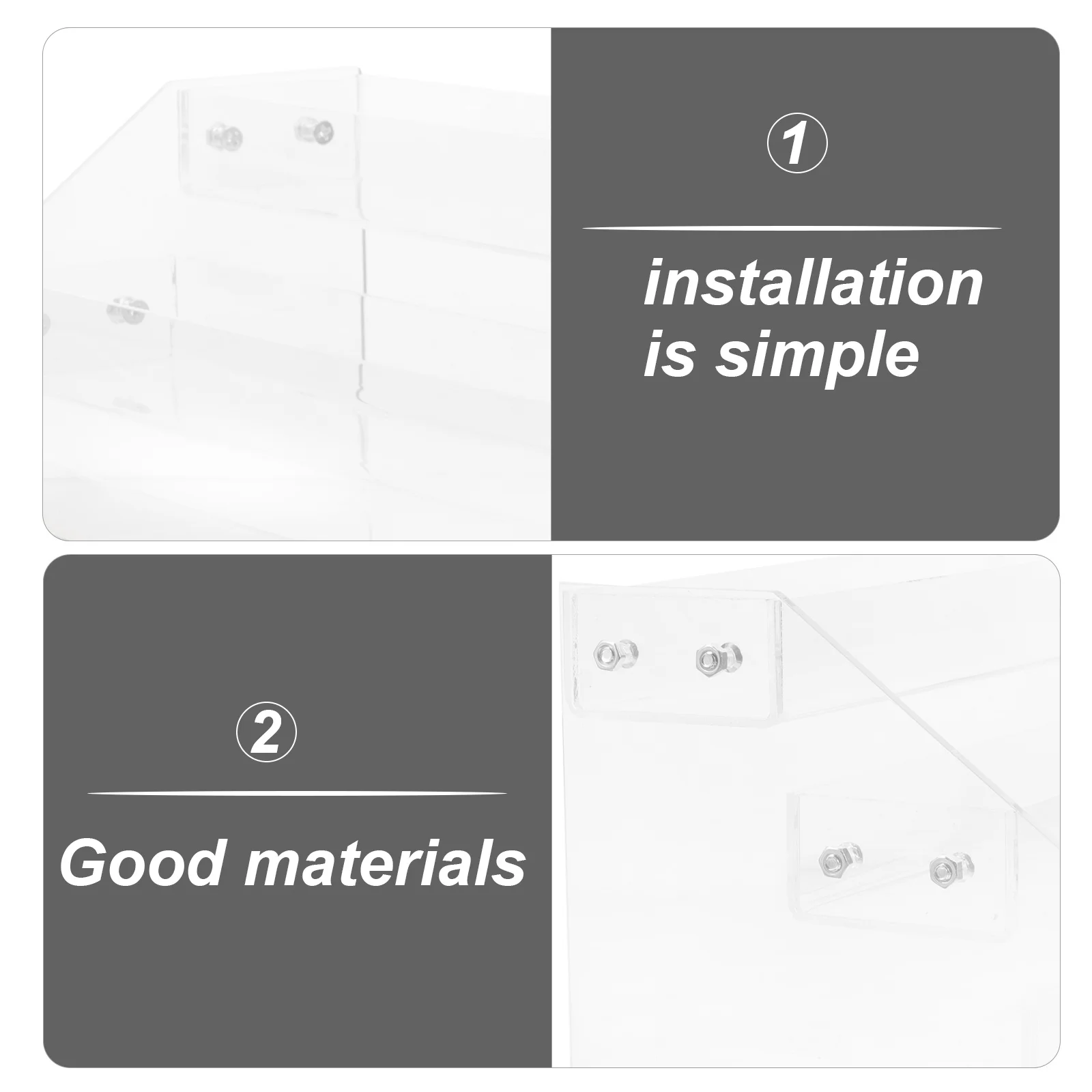 Rack de exibição acrílico de 3 camadas para armazenamento de doces de goma de mascar suporte de bancada transparente organizador de loja vitrine de lanche