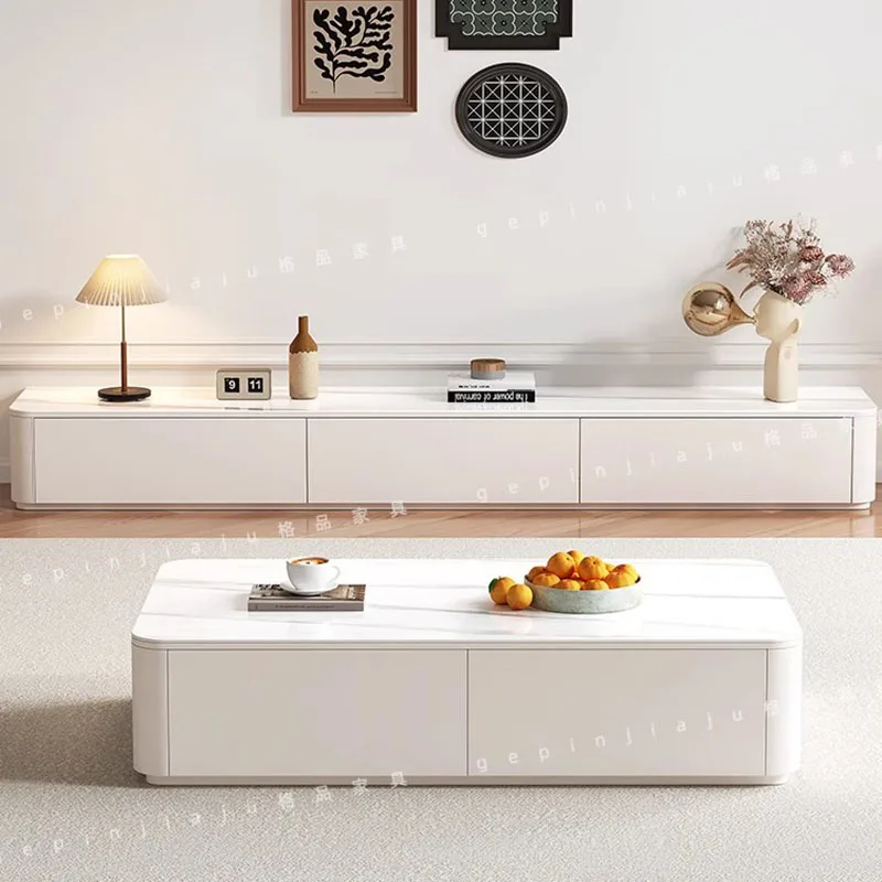 

Современные роскошные белые деревянные подставки для телевизора, органайзер для хранения, ТВ-стол, гостиная, мобильный дисплей, дизайнерская мебель для дома Archivadores