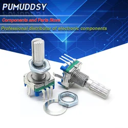 5PCS Plum griff 20mm drehgeber codierung schalter/EC11/digitale potentiometer mit schalter 5 Pin