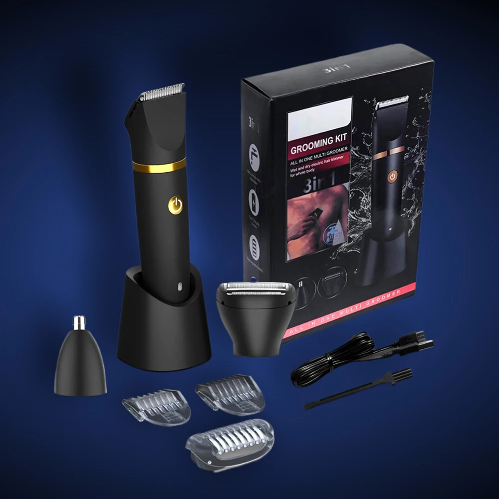 

Триммер для волос для мужчин, машинка для стрижки бороды, USB перезаряжаемый триммер для тела