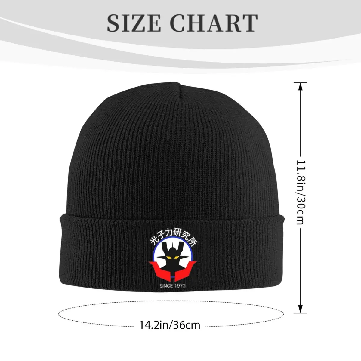 Mazingers Z Beanie Hats giant robot Knit Hat Outdoor Sport Warm Men Women Caps Autumn Custom Cute Bonnet Hats Gift