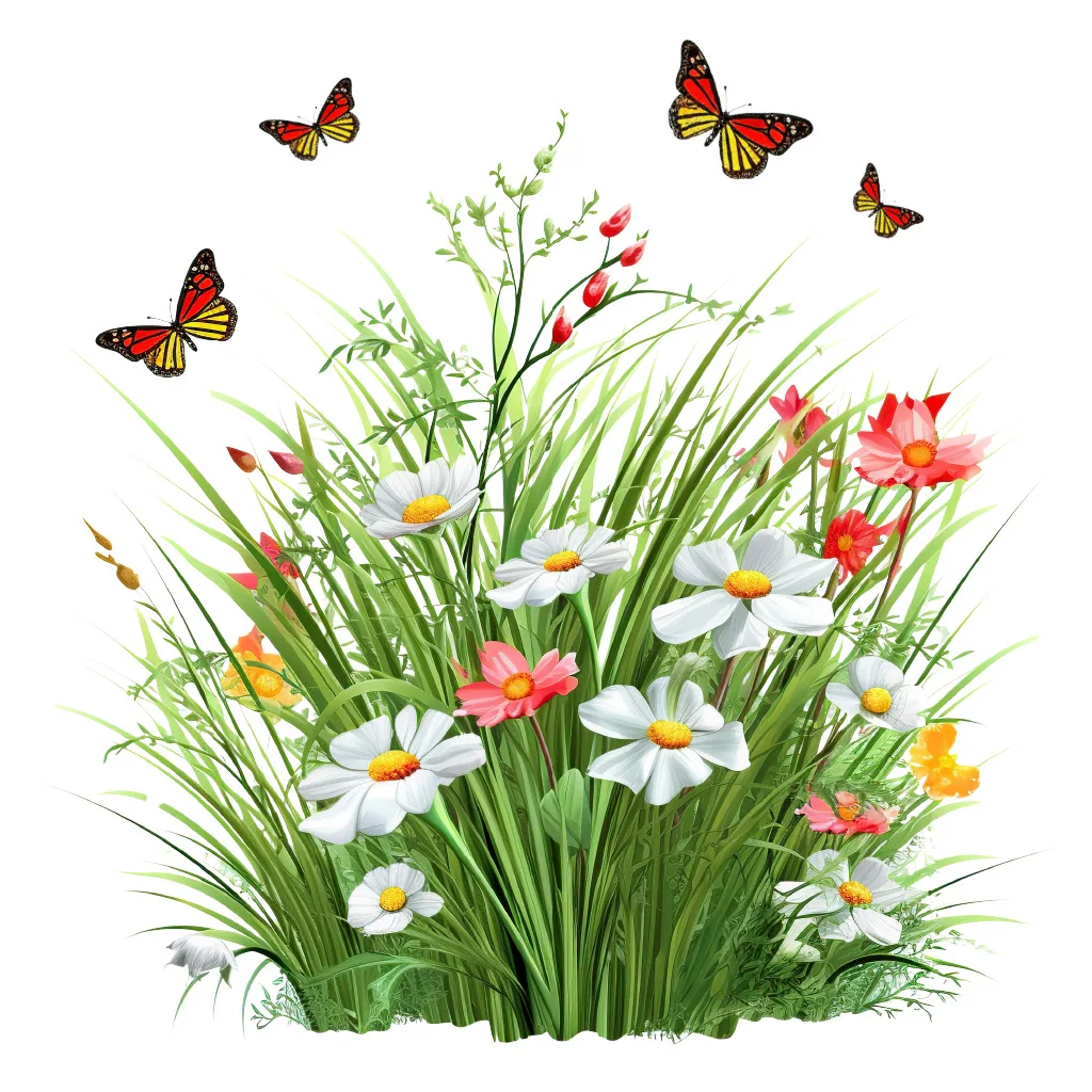 

Butterfly Flower Grass Wall Sticker Home Decoration Waterproof Self-adhesive Stickers Bathroom Toilet Seat Decor Wall Art Poster